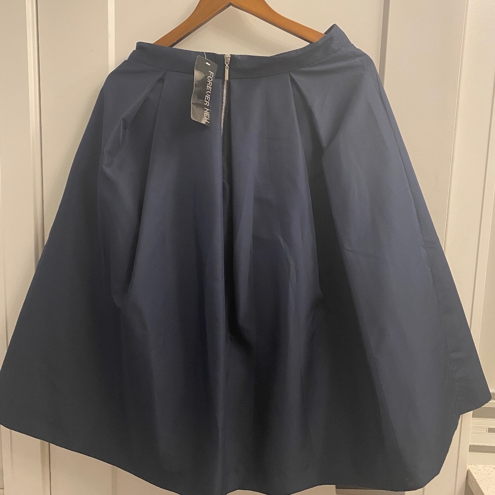 A-Line Pleated Skirt